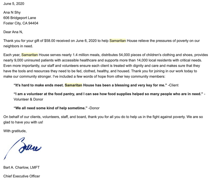 Support for COVID-19 Impacted People