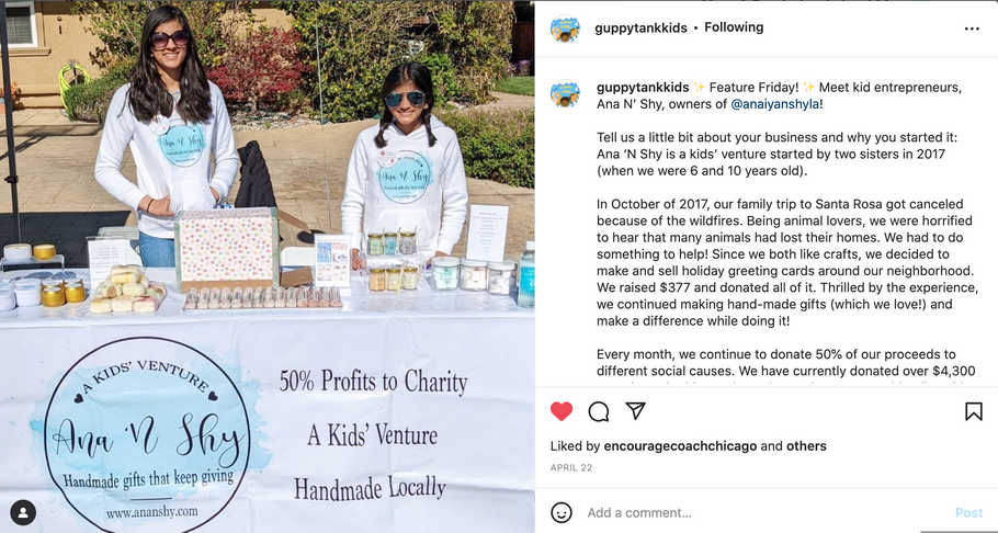 Ana ‘N Shy Featured on GuppyTankKids