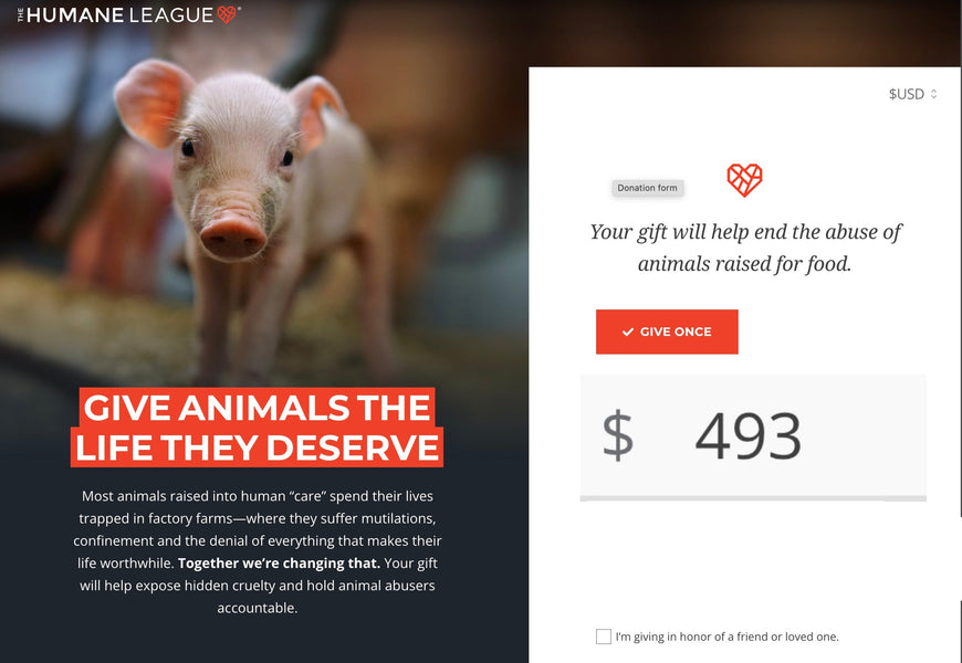 Supporting Humane League