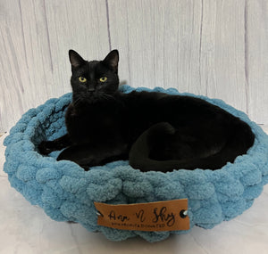 Handmade Crochet Pet Beds