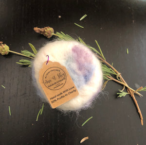 Eco-Friendly, Exfoliating Felted Soap